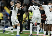 real madrid s turkish midfielder arda guler celebrates scoring his team s fourth goal in the rout of elche on saturday in la liga photo afp real madrid s turkish midfielder arda guler celebrates scoring his team s fourth goal in the rout of elche on saturday in la liga photo afp
