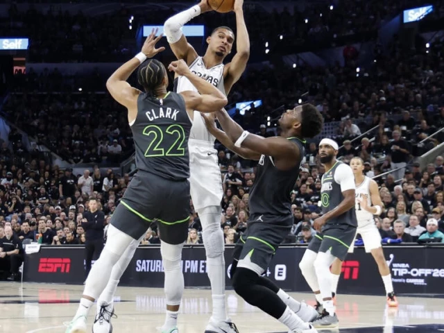 Wembanyama powers Spurs past T-Wolves