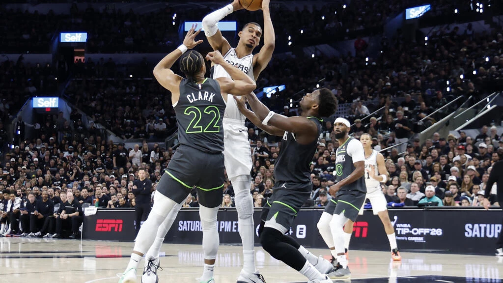 wembanyama powers spurs past t wolves