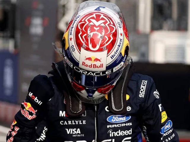 max verstappen celebrates after qualifying in pole position photo reuters max verstappen celebrates after qualifying in pole position photo reuters