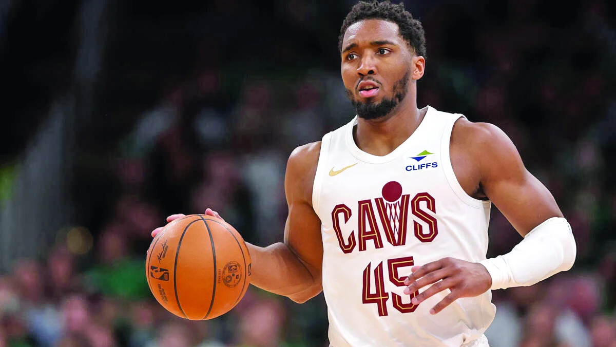 donovan mitchell of cleveland cavaliers in action against miami heat photo afp donovan mitchell of cleveland cavaliers in action against miami heat photo afp