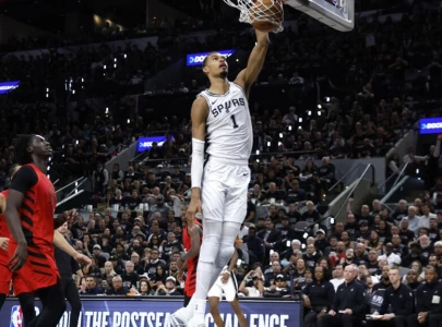 wembanyama s spurs advance in nba playoffs