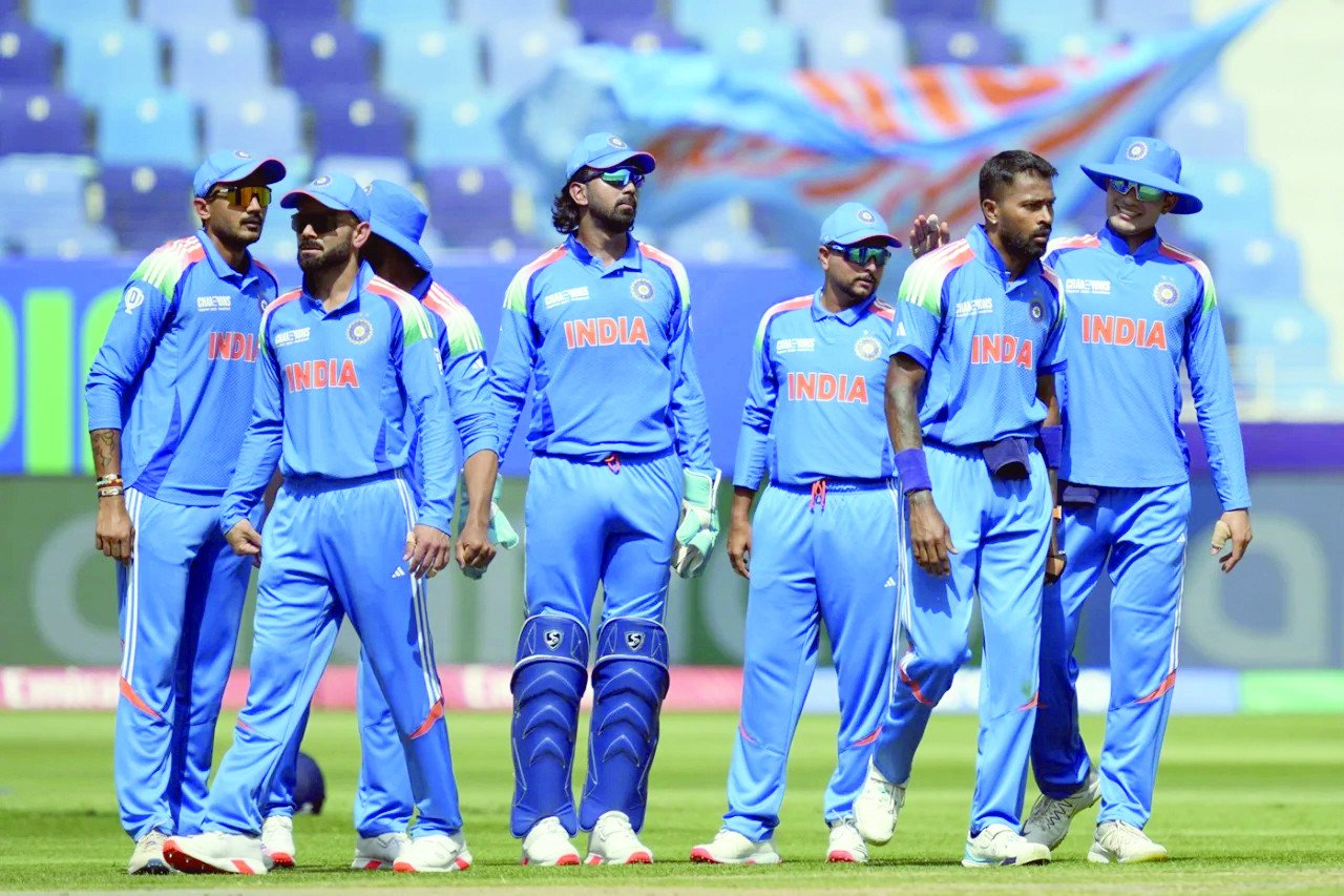 india in action against pakistan in the icc champions trophy clash on sunday photo afp file