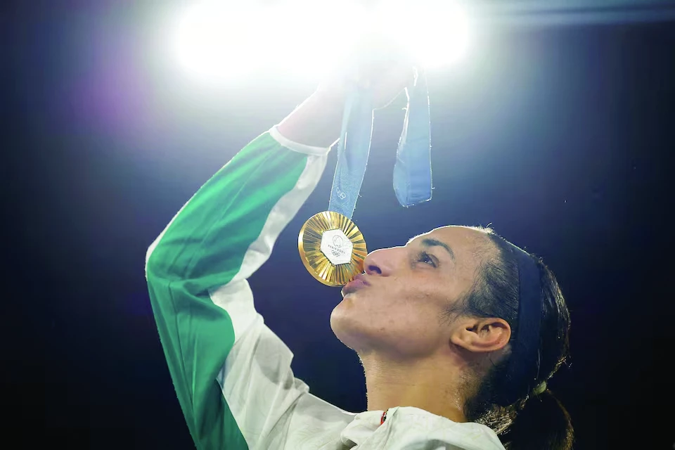 algeria s imane khelif won the gold medal in the women s 66kg boxing final at the 2024 summer olympics photo reuters file algeria s imane khelif won the gold medal in the women s 66kg boxing final at the 2024 summer olympics photo reuters file
