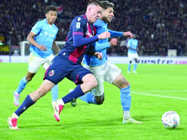 napoli were held to a 1 1 draw against bologna photo afp napoli were held to a 1 1 draw against bologna photo afp