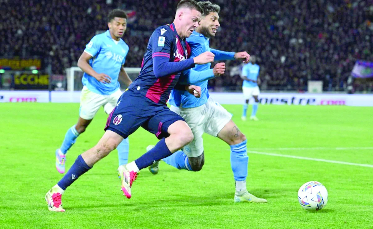 napoli were held to a 1 1 draw against bologna photo afp napoli were held to a 1 1 draw against bologna photo afp