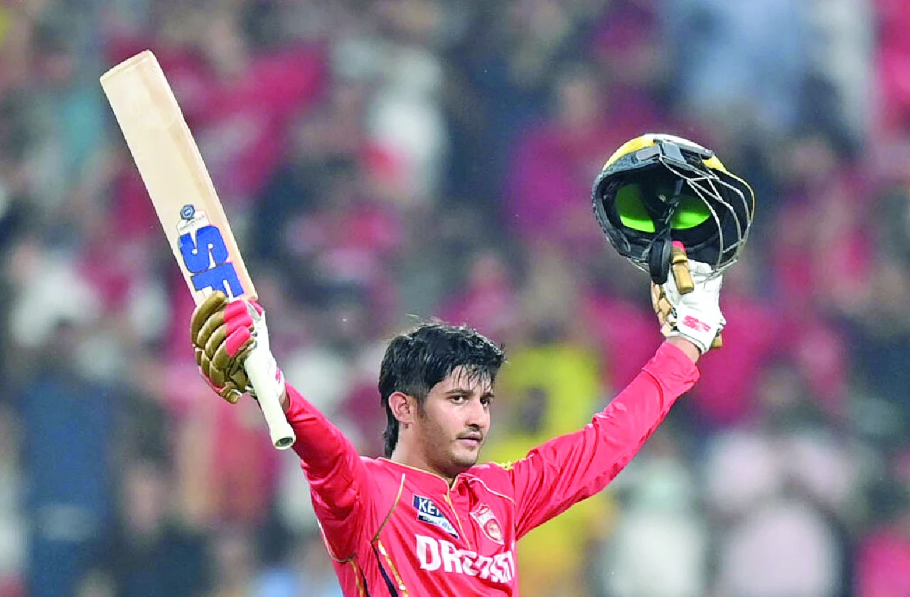 priyansh arya 24 pummelled nine sixes in a 39 ball hundred to set up punjab s 18 run victory over chennai super kings photo afp priyansh arya 24 pummelled nine sixes in a 39 ball hundred to set up punjab s 18 run victory over chennai super kings photo afp