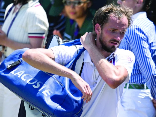 daniil medvedev suffered a shocking first round defeat against benjamin bonzi photo afp