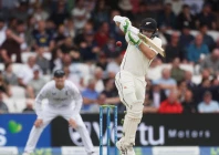 new quest new zealand batter tom latham in action during the icc test championship photo reuters