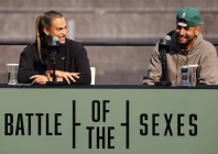 nick kyrgios and aryna sabalenka during the press conference in dubai photo reuters