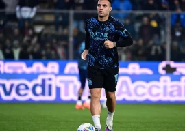 inter milan captain lautaro martinez has warned his team they still have a lot of work to do to win the serie a title photo afp file