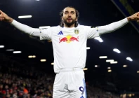leeds striker dominic calvert lewin celebrates scoring against nottingham forest photo afp