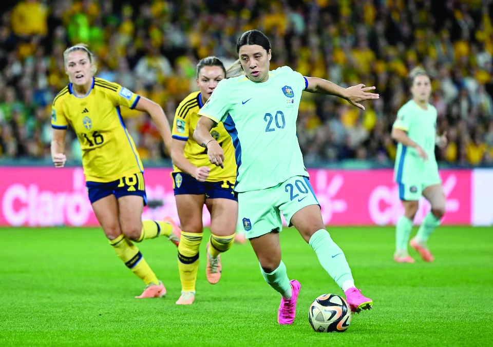 australia s sam kerr in action reuters file photo australia s sam kerr in action reuters file photo