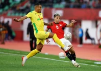 benin s olivier verdon in action with egypt s emam ashour photo reuters