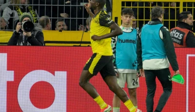 borussia dortmund forward serhou guirassy broke his goalscoring drought with a late strike in tuesday s win over werder bremen photo afp