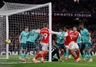 relieved wolverhampton wanderers sam johnstone scores arsenal s first with an own goal photo reuters relieved wolverhampton wanderers sam johnstone scores arsenal s first with an own goal photo reuters