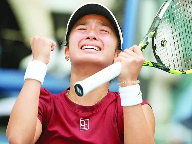 wildcard alexandra eala of the philippines stunned world number two iga swiatek at the miami open photo afp wildcard alexandra eala of the philippines stunned world number two iga swiatek at the miami open photo afp