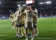 barcelona are on the brink of the title and can claim it with a point in the clasico on sunday at camp nou photo afp file