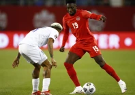 bayern munich star alphonso davies right heads a new generation of players who have lifted canada up the global rankings photo afp