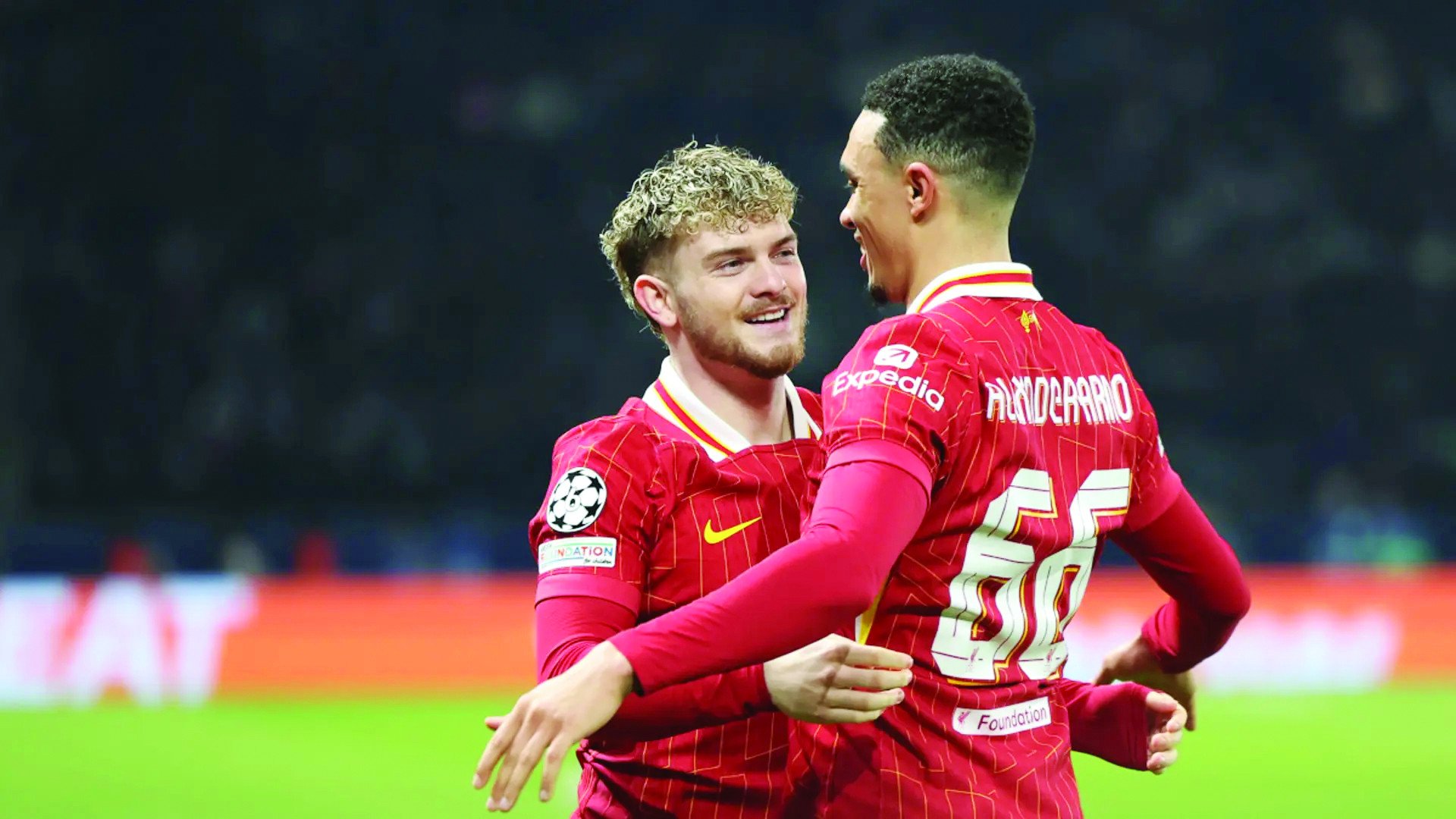 harvey elliott scored with his first touch after coming on for mohamed salah photo afp