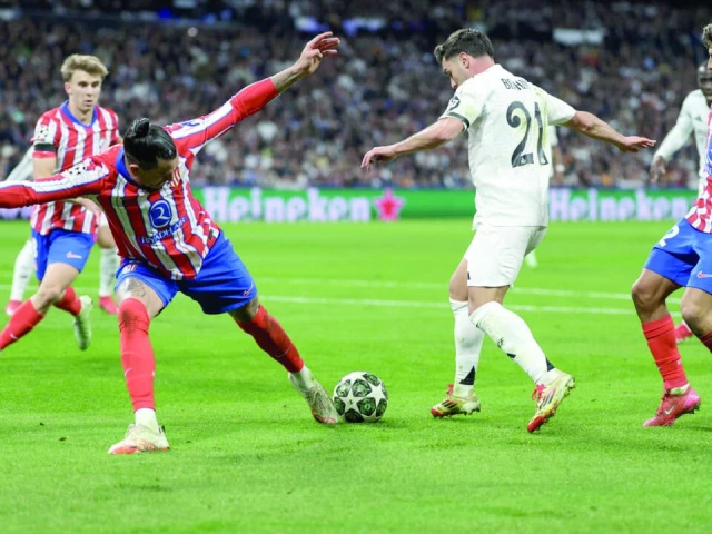 brahim diaz in white dances through the atletico madrid defence before hitting the real madrid winner photo afp brahim diaz in white dances through the atletico madrid defence before hitting the real madrid winner photo afp