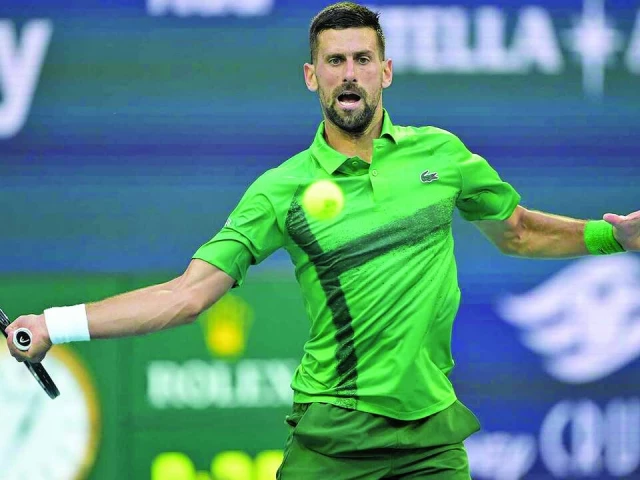 novak djokovic was in action against lorenzo musetti at the miami open photo afp novak djokovic was in action against lorenzo musetti at the miami open photo afp