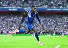 paris st germain s ousmane dembele celebrates scoring their first goal photo reuters