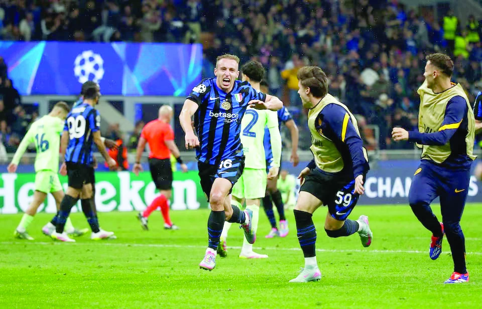 inter milan s davide frattesi celebrates scoring their fourth goal photo reuters inter milan s davide frattesi celebrates scoring their fourth goal photo reuters