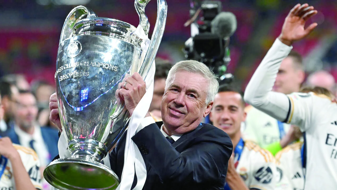 carlo ancelotti has lifted the european cup an unprecedented five times as a head coach photo afp file carlo ancelotti has lifted the european cup an unprecedented five times as a head coach photo afp file