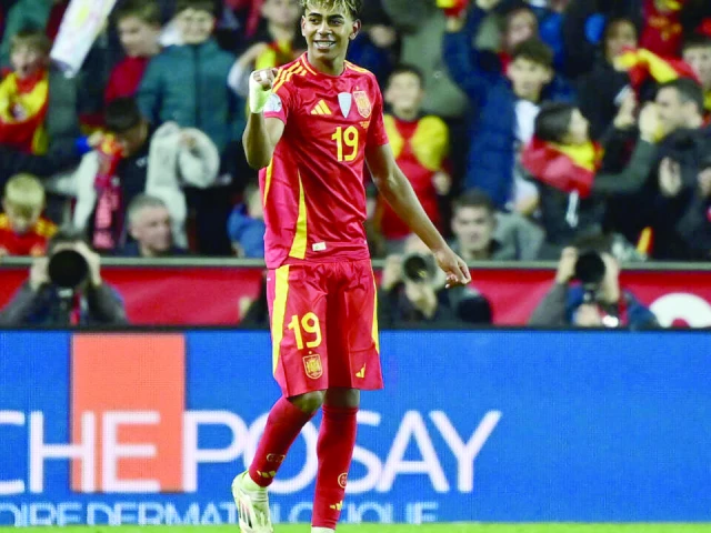 lamine yamal is a key player for spain in the nations league after helping them to win the euros in 2024 photo afp file lamine yamal is a key player for spain in the nations league after helping them to win the euros in 2024 photo afp file