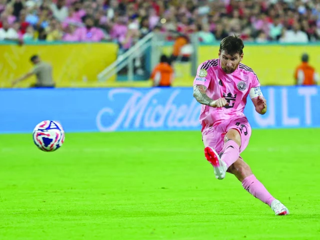 inter miami cf s lionel messi shoots at goal from a free kick photo reuters inter miami cf s lionel messi shoots at goal from a free kick photo reuters