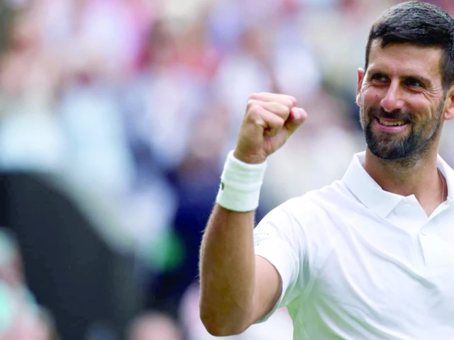 novak djokovic is through to his 16th wimbledon quarter final after a tough battle against alex de minaur photo afp novak djokovic is through to his 16th wimbledon quarter final after a tough battle against alex de minaur photo afp