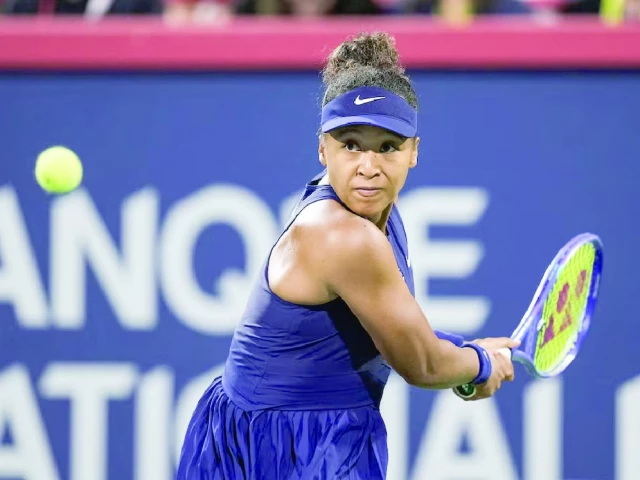 naomi osaka returns the ball to elina svitolina in quarterfinal play at iga stadium photo reuters naomi osaka returns the ball to elina svitolina in quarterfinal play at iga stadium photo reuters