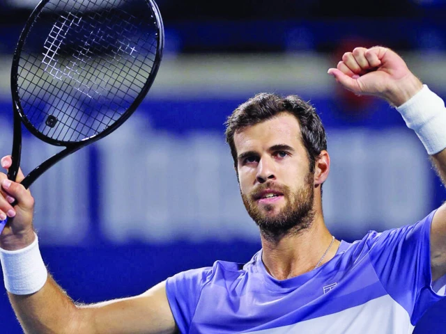 russian karen khachanov is into the final of the atp toronto masters after a victory over top seeded alexander zverev of germany photo afp file