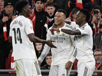 mbappe double powers real madrid to win at athletic bilbao mbappe double powers real madrid to win at athletic bilbao