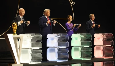 ready to shine general view as draw assistant aaron judge draws scotland during the fifa world cup 2026 draw photo reuters