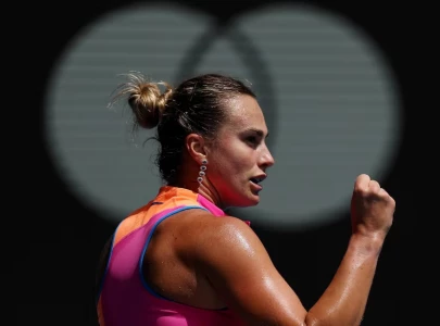 sabalenka alcaraz march on to australian open quarters