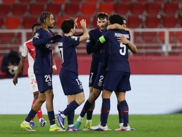 PSG beat Monaco in UCL playoff