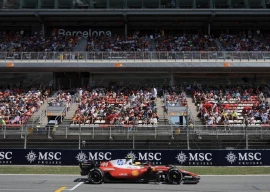 ferrari s british driver lewis hamilton triumphed in the barcelona grand prix for his first win with the italian team and in nearly two years photo afp