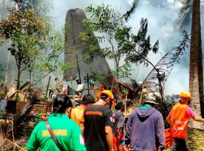 at least 45 killed in philippines troop plane crash