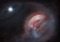 an artist s impression of a second generation planet orbiting the white dwarf hs 0209 0832 the first such planet to be found orbiting a white dwarf in this image released on october 5 2026 university of warwick handout via reuters