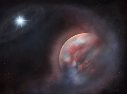 alien phoenix planet was born from the ashes of a dying star