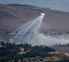 white phosphorus fired by israeli army to create a smoke screen is seen on the israel lebanon border in northern israel november 12 2023 photo reuters