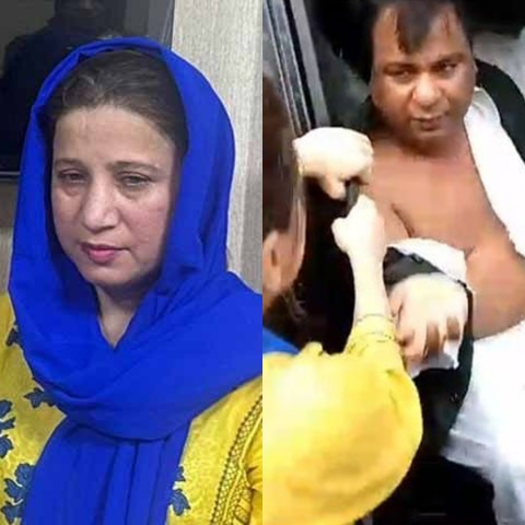 pti worker anila riaz sent to jail on judicial remand in assault case