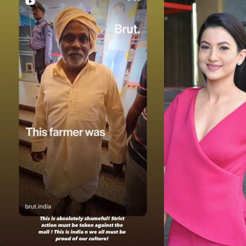 actress gauhar khan slams shopping mall for ousting elderly man for turning up in dhoti actress gauhar khan slams shopping mall for ousting elderly man for turning up in dhoti