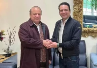 barrister syed iftikhar ali gilani meets pml n president nawaz sharif photo courtesy nukta barrister syed iftikhar ali gilani meets pml n president nawaz sharif photo courtesy nukta