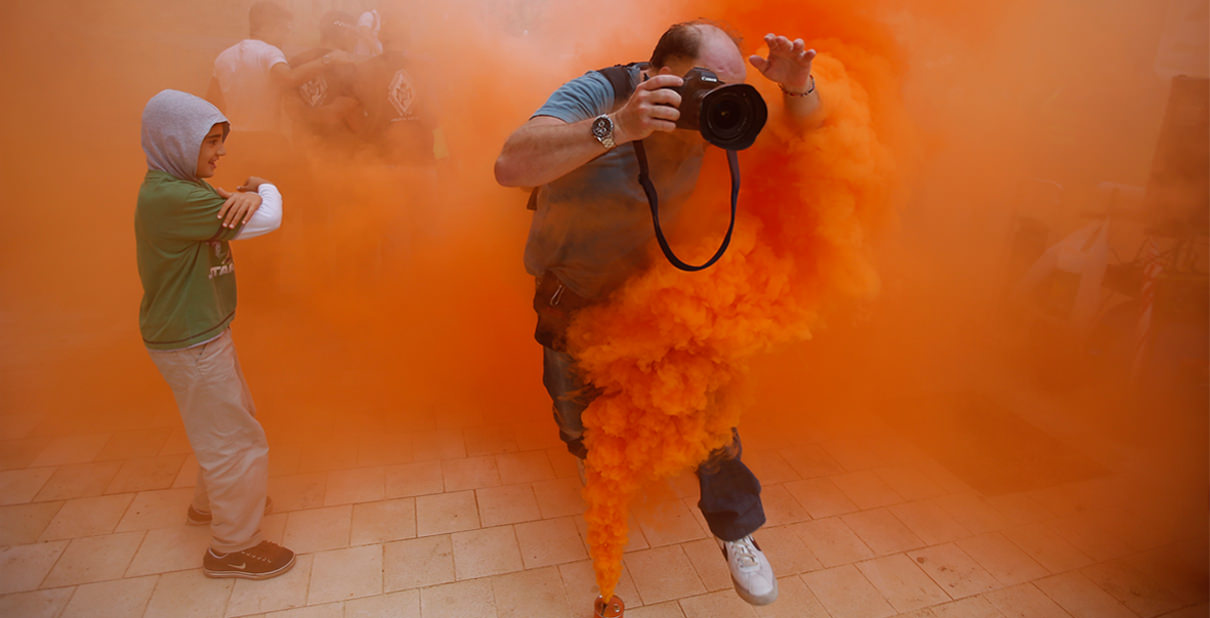 a reuters file image of a photographer taking a picture