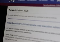 security advisory is displayed at the php website on a computer in guernica spain october 22 2026 government websites across europe went dark on october 21 as operators raced to patch two critical vulnerabilities in php one of the most widely used programming languages on the web photo reuters