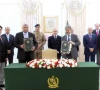 the docuements were signed by the prime minister shehbaz sharif and a consortium led by arif habib corporation limited at a ceremony in islamabad where several federal ministers were also present photo app the docuements were signed by the prime minister shehbaz sharif and a consortium led by arif habib corporation limited at a ceremony in islamabad where several federal ministers were also present photo app