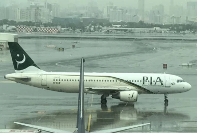 pia airbus at dubai airport photo pia website